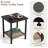 Yardgrace 3-Piece Outdoor Rocking Bistro Set With Cushions & 2-tier Coffee Table-180874952