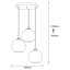 Rueter 3 - Light Black Cluster Pendant
