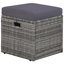 Chaise longue avec coussins 4 pièces Frey-928537905-928537906