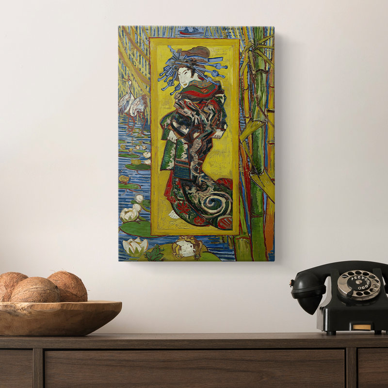 Courtesan: d'après Eisen - toile tendue par Vincent Van Gogh, 12 x 18