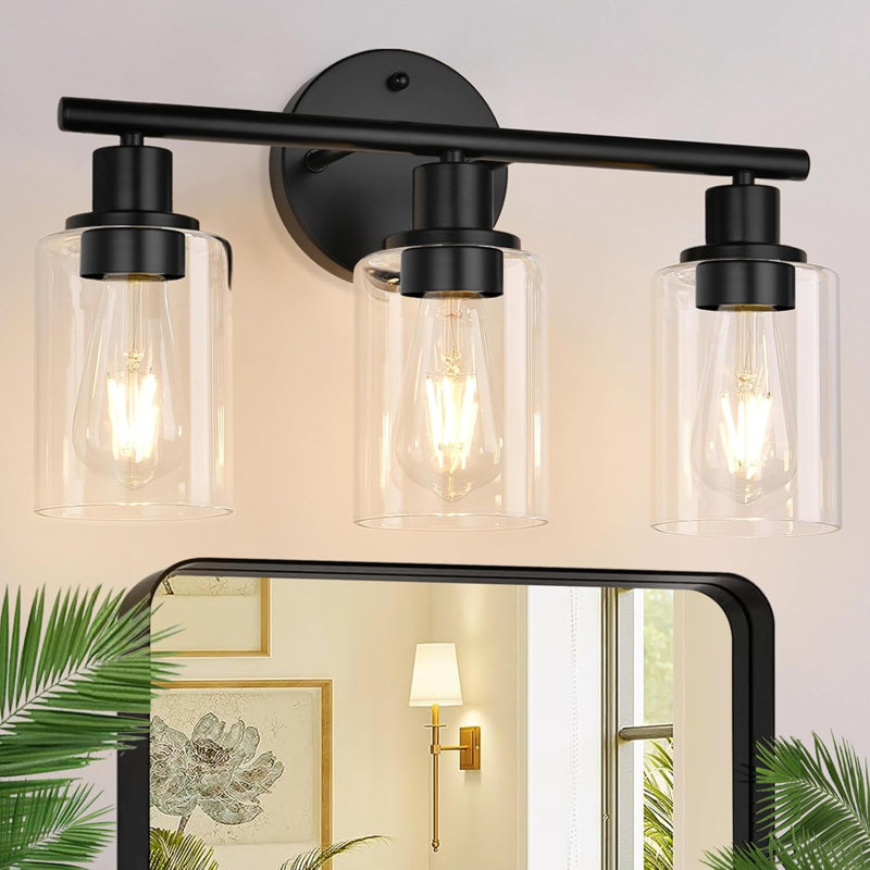 Appliques de coiffeuse modernes noires