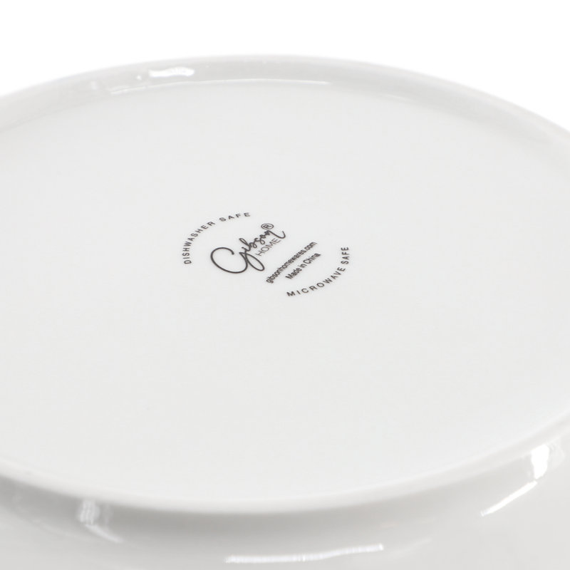 Wrought Studio™ 2 Piece 11 Inch Round Fine Ceramic Serving Bowl Set in White