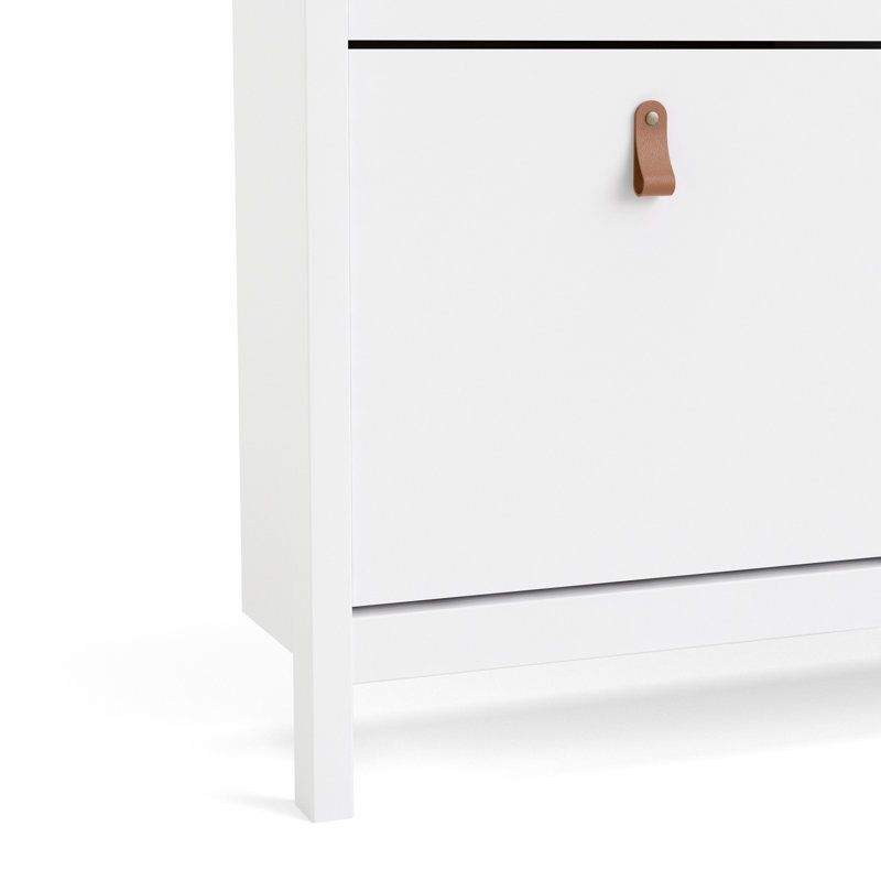 Cotham 16 Pair Shoe Storage Cabinet, White