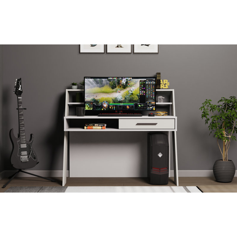 Traison Contemporary Writing Desk, White