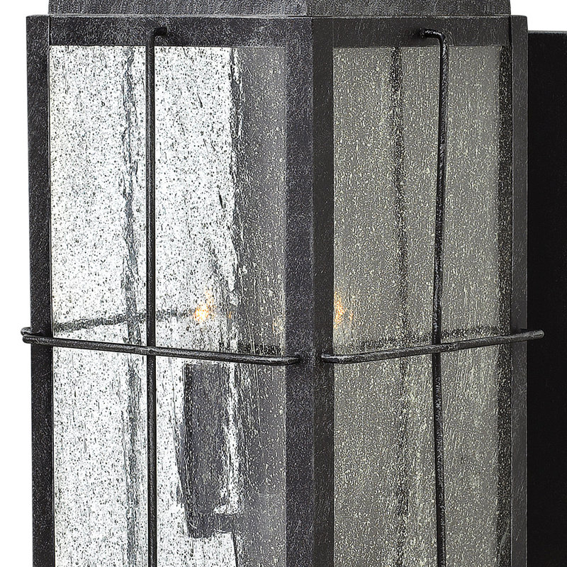 Bingham 3-Light Outdoor Wall Lantern, Graystone, Integrated LED