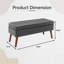 Banc de rangement avec banc de rangement pour chambre à coucher