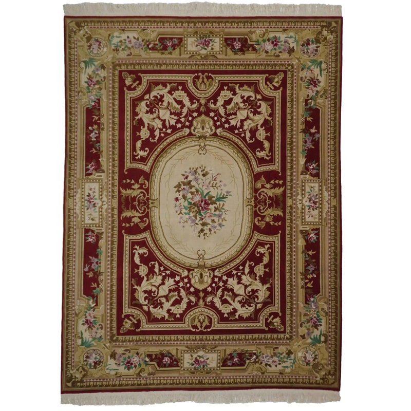 9'X12' Oriental Area Rug in Red
