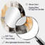Décoration abstraite Shapes II - miroir mural ovale orange-835212135