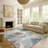 Machine Washable Indoor/Outdoor Chantille ACN2589 Abstract Rug-451664937-451664939