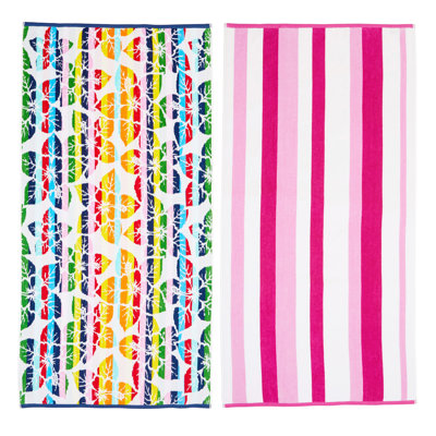 Bevilacqua 100% Cotton Midweight Beach Towel
