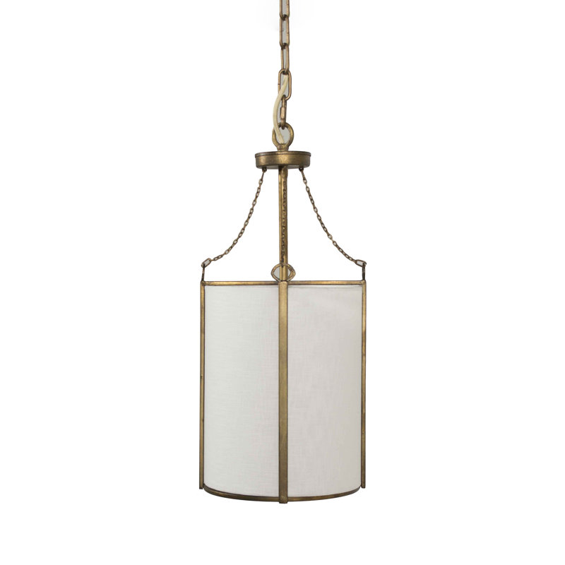 Ida Light Lantern Cylinder Pendant, Antique Bronze