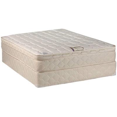 Alwyn Home Alicante Twin 10'' Medium Innerspring Mattress and Bed Frame Box Spring