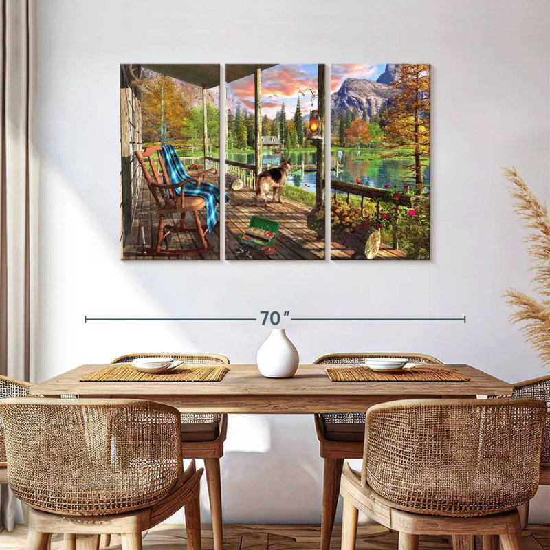 Lilie Mountain Cabin Home, H 36 po x l 57 po
