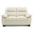 Mouton Faux Leather Pillow Top Arm Loveseat-113036981-20432792