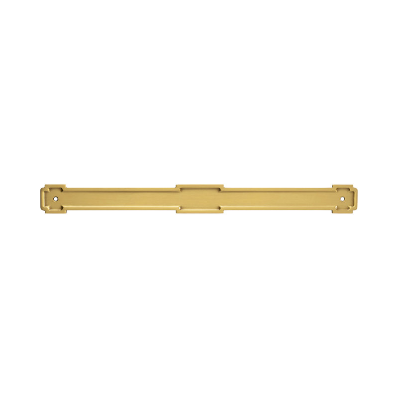 Coventry Collection Pull Backplate - Cabinet Pull - Transitional Hardware for Drawers & Cabinets, Polished Nickel, 3-3/4"