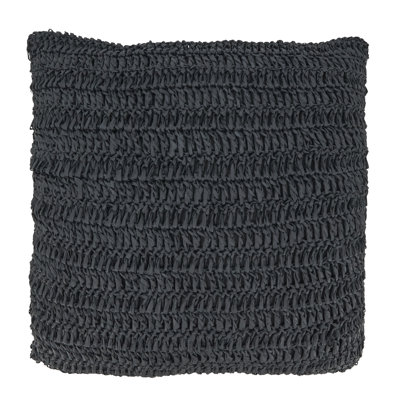Raffia Collection Polyester Indoor/Outdoor Throw Pillow