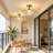 7.99" Glass Semi Flush Mount-2143669575