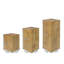 Ensemble de tables d'appoint style rétro naturel-173638003