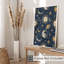 Astronomie et espace, soleil et lune I, impression bohémienne sans cadre
