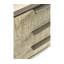 Water 3 - Drawer Solid Wood Nightstand