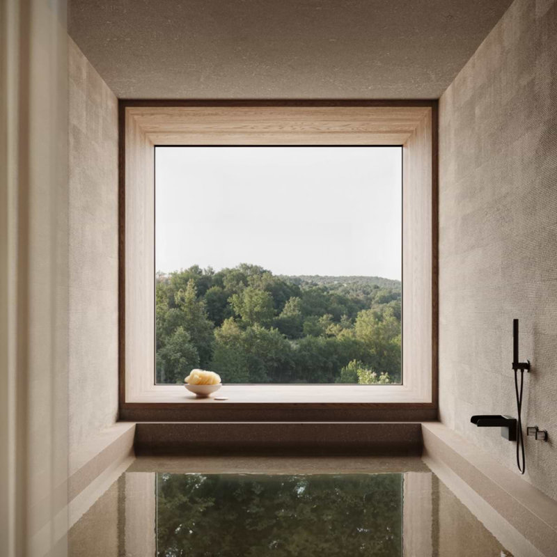 Rakestone 12x24 3D Honed Limestone Stone Tile, Bianco Ice White, Marble, Split Textured
