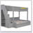 Twin Over Full Bunk Bed With Storage Staircase,  Trundle, Storage Shelves, LED And USB-1971696513