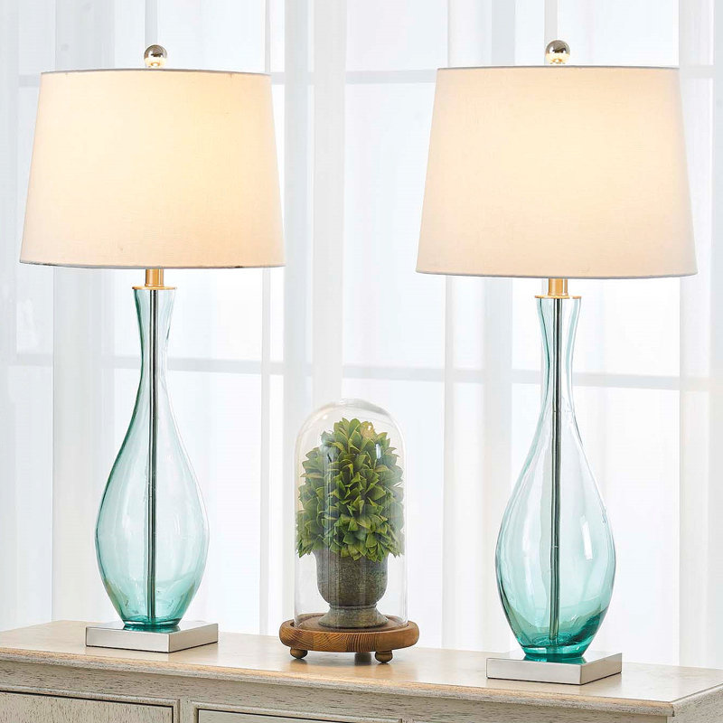 Lorentz USB Table Lamp, Blue/Green/Teal