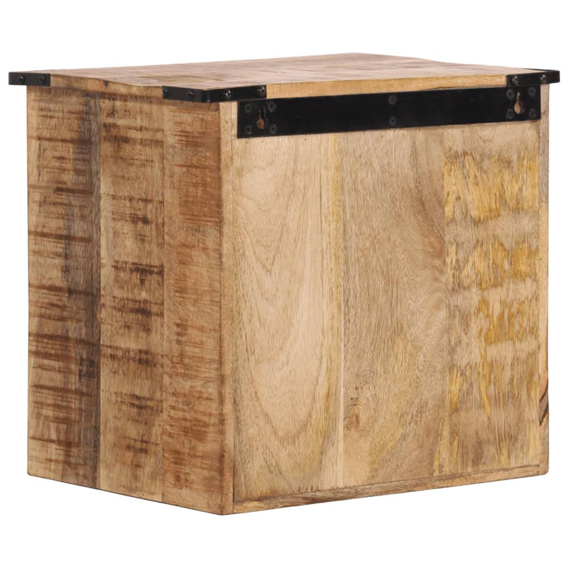 Saladin 40cm W Iron Bedside Table