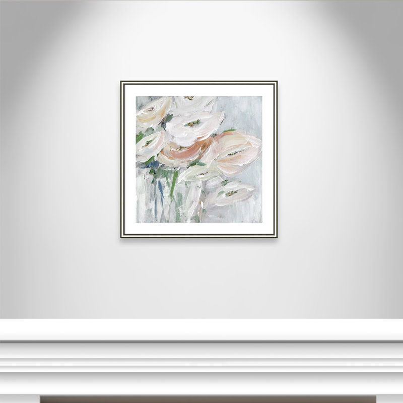 Impeccable - reproduction d'art, H 28,75 po x l 28,75 po x P 0,88 po, Papier avec cadre argenté