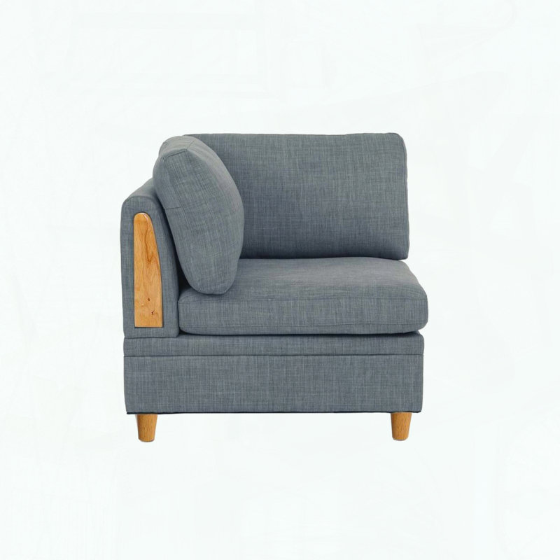 Canapé modulaire d'angle en tissu Dorris