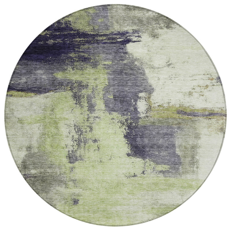 Tapis rond rond 8 po