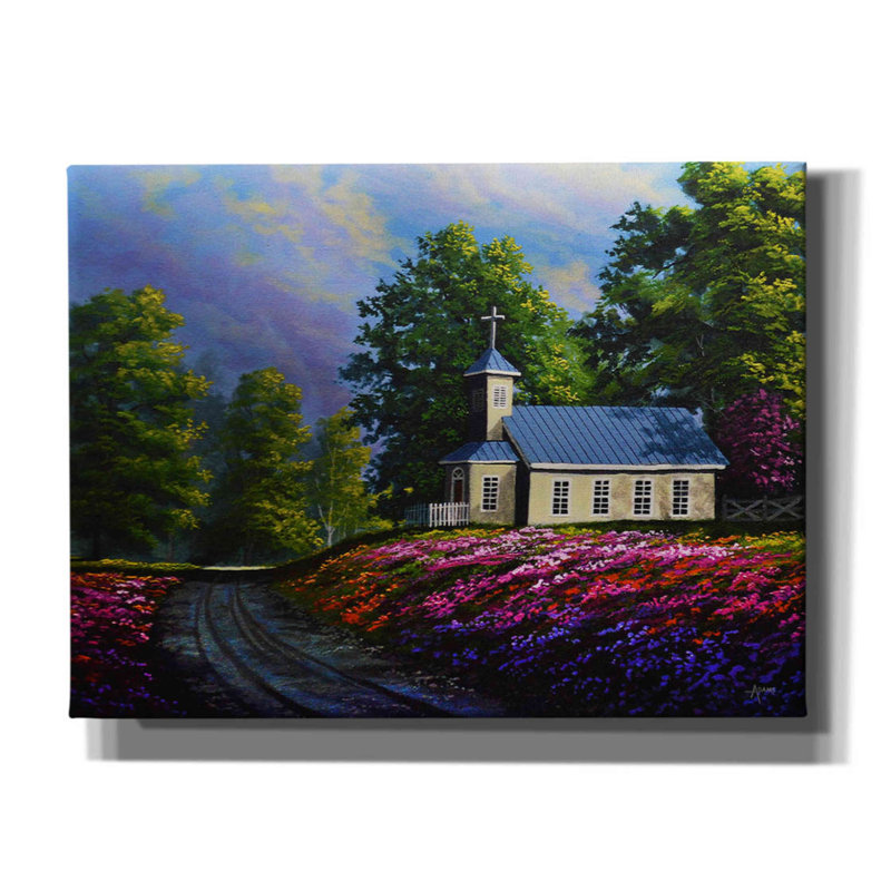 " Glorious Springtime " by Gary Adams, 12" H x 16" W x 0.75" D