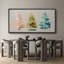 "Pastel Coloured Christmas Tree", très grandes photos, impression sur toile encadrée-120284274-120284273
