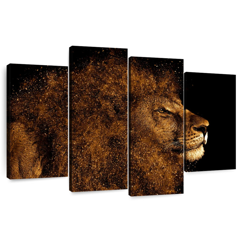 Brampt Marvelous Lion Head, 42'' H x 68'' W