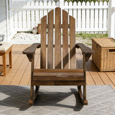 Chaise à bascule d'extérieur