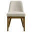 Ensemble de 2 chaises d'appoint de salle à manger rembourrées pour l'intérieur