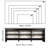 Media Console TV Stand Entertainment Center with 6 Shelves and Cable Management for 65, 75 Inch Television Living Room and Bedroom Modern Wooden-78653840