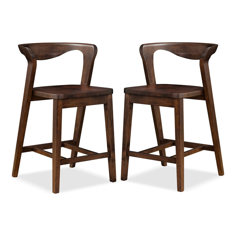 Solid Wood Counter Height Dining Chairs