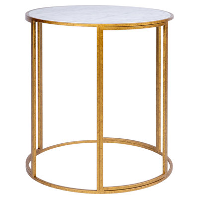 Paris Marble Drum End Table