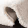 Solid Colour Machine Woven Polypropylene Area Rug in Cream