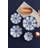 Porcelain China Dinnerware Set 24 Piece - Service for 6