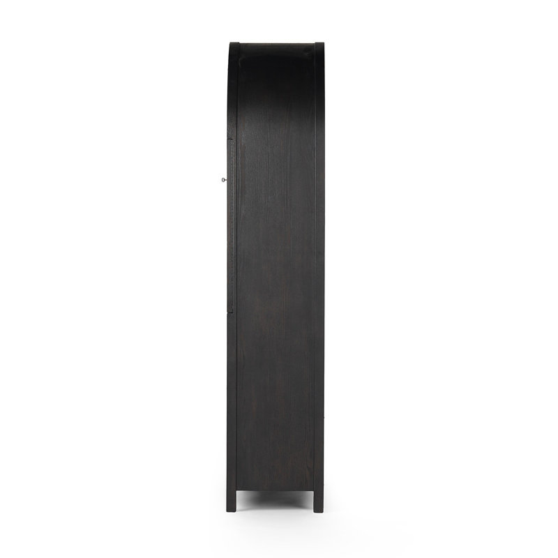 Darts Cabinet-Distressed Black Oak