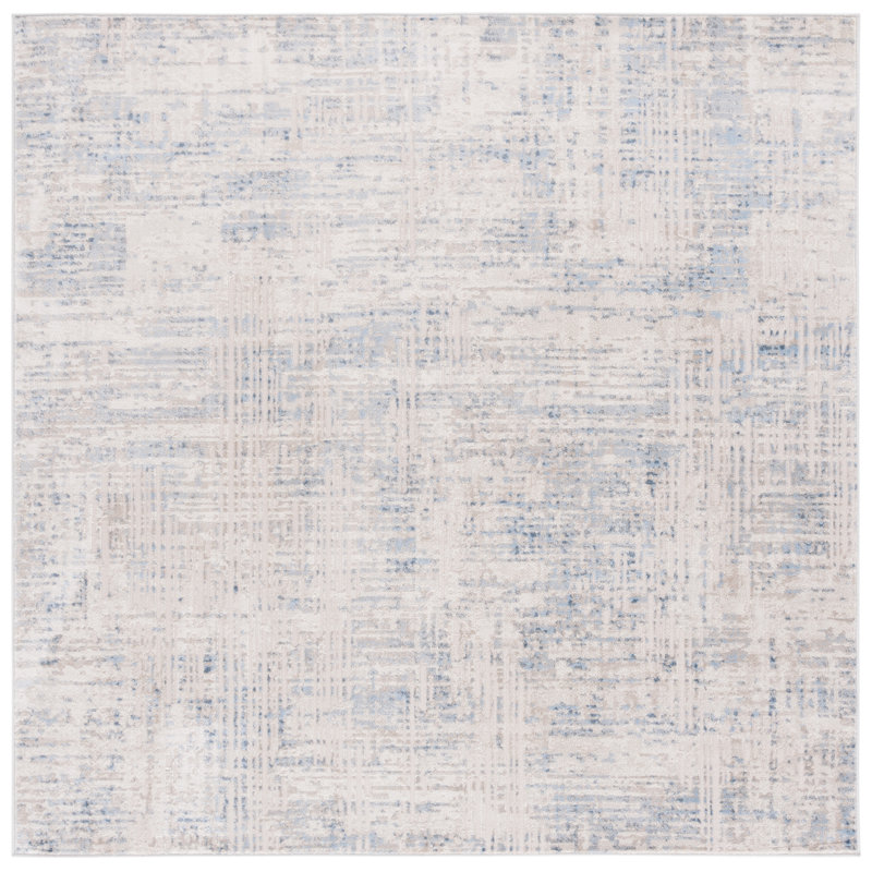 Oglesbee Performance Abstract Rug, Square 6'7"