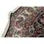 Tapis oriental rouge / noir / brun en laine et soie noué à la main 9 pi x 12 pi Oriental