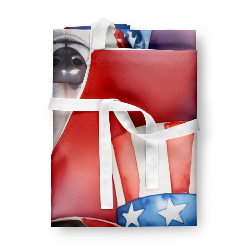 Patriotic American Apron, Whippet