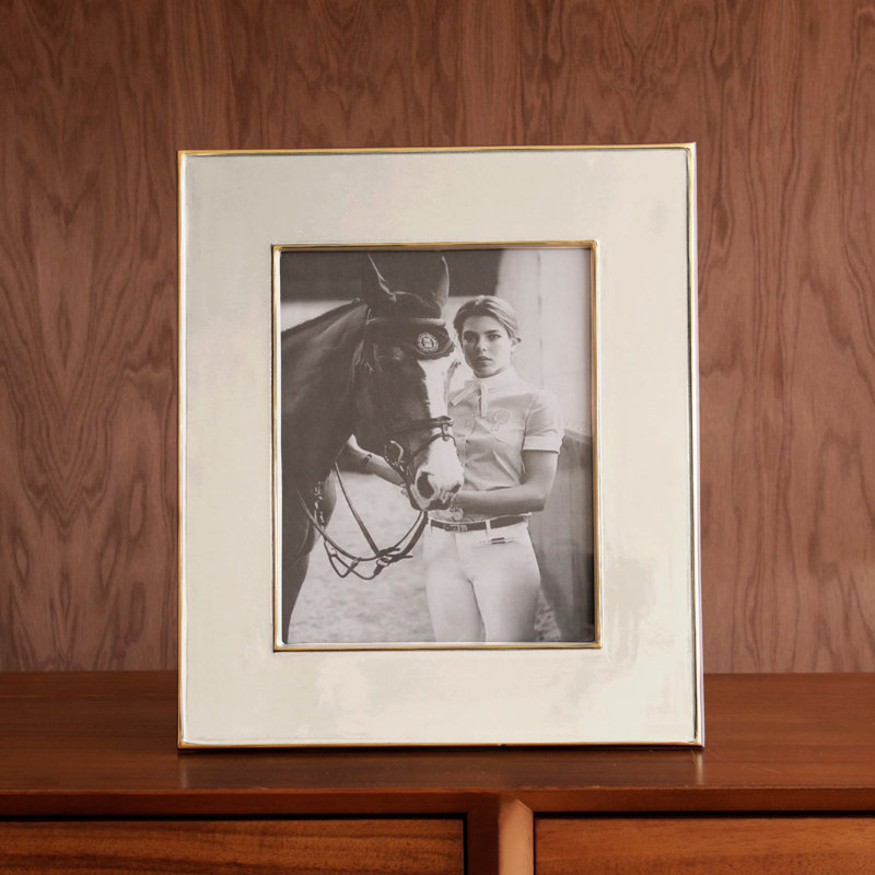 Encanto Jason Metal Picture Frame, Cream