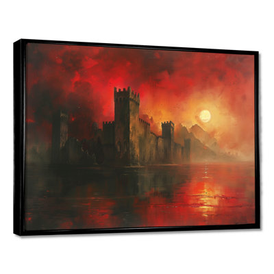 Art mural Fortress Mystic Red Yellow Fortress II