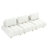 100.8" Teddy Soft Cushion Three-seater Sofa-281790797