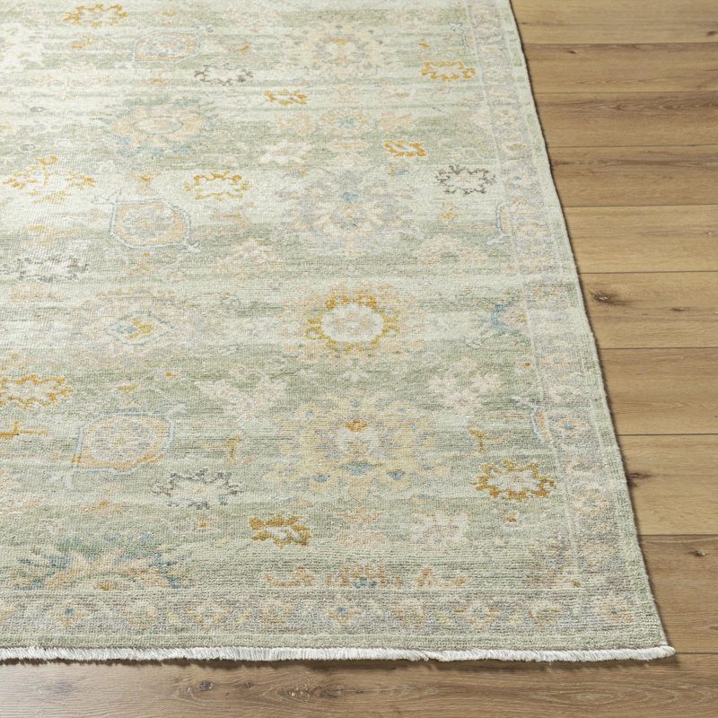Amtul Hand Knotted Area Rug, Rectangle 2' x 3'