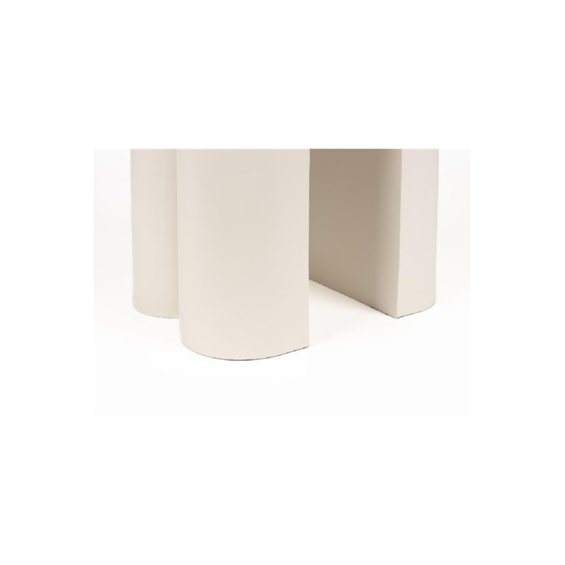 Shape Accent Stool, White